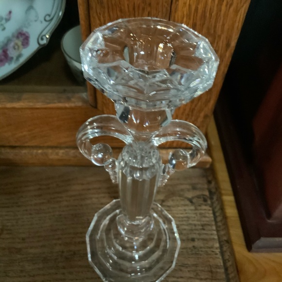 Vintage Crystal Candle Holder - Picture 6 of 11